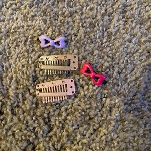 two combs and two barrettes